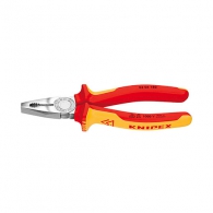 Клещи комбинирани KNIPEX 160мм, ф2.0/3.1мм, ф10мм/16мм2, CS, двукомпонентна дръжка, 1000V