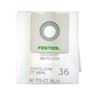 Торбичка филтърна FESTOOL SC FIS-CT 36/5, за прахосмукачка: CT 36, за еднократна употреба