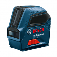Линеен лазерен нивелир BOSCH GLL 2-10 Professional, 2 лазерни линии, точност 3mm/10m, автоматично