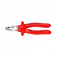 Клещи комбинирани KNIPEX 200мм, ф2.2/2.8мм, ф13мм/25мм2, CS, еднокомпонентна дръжкa, 1000V